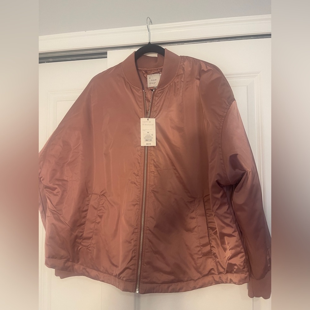 NWT A New Day Blush pink bomber jacket.